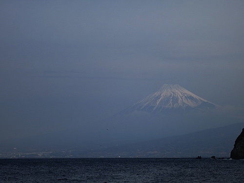 うっすら富士山