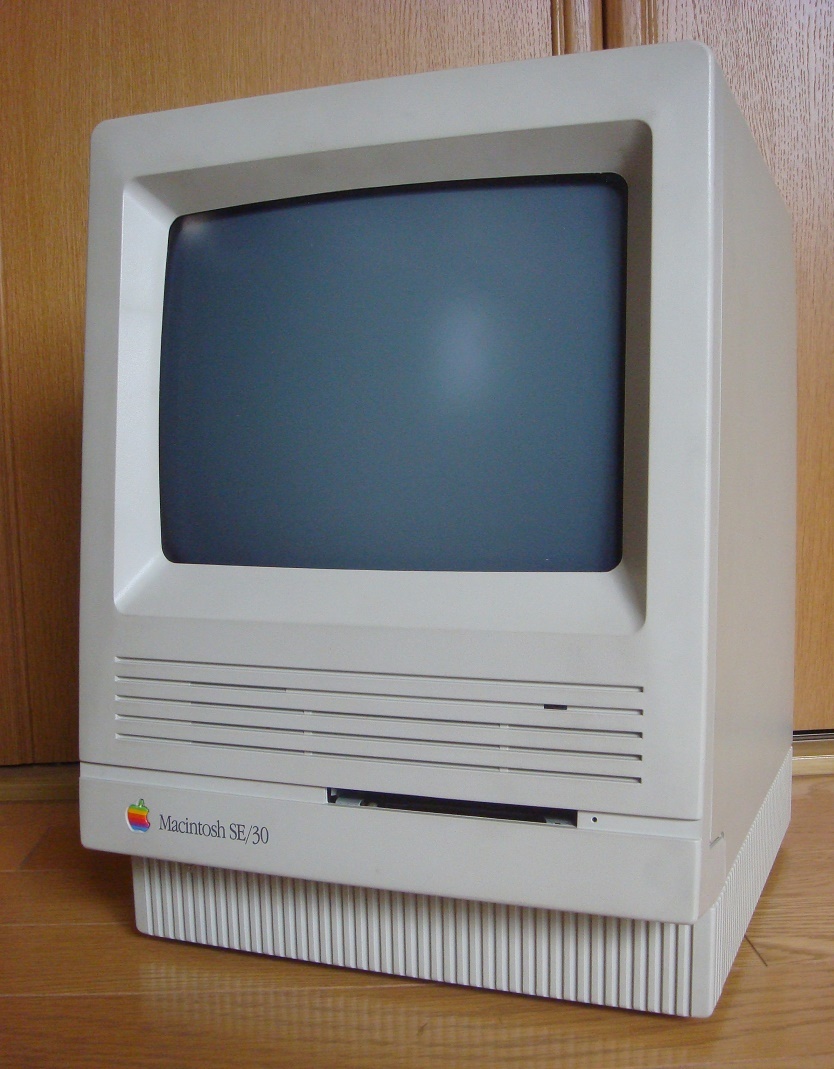 Apple Macintosh SE/30 通電確認済み モニター出力不可 - Macデスクトップ
