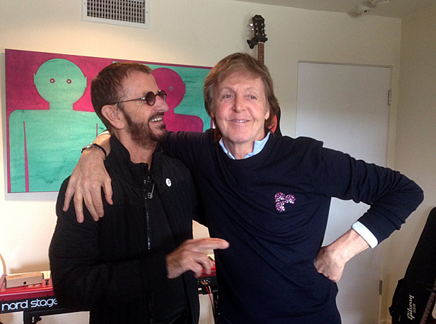 Ringo Starr & Paul McCartney - 2017.2.19 studio